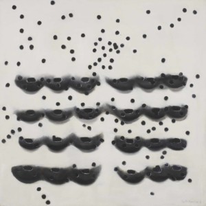 Oil on canvas, 51 x 50 inches,
Private Collection. Agustín Fernández. Untitled, 1969. Oil on canvas, 51 x 50 inches. Private Collection.