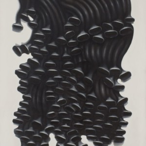 Oil on Canvas, 60 x 42 inches,
Private Collection Agustín Fernández. Trumpets, 1974. Oil on Canvas, 60 x 42 inches. Private Collection